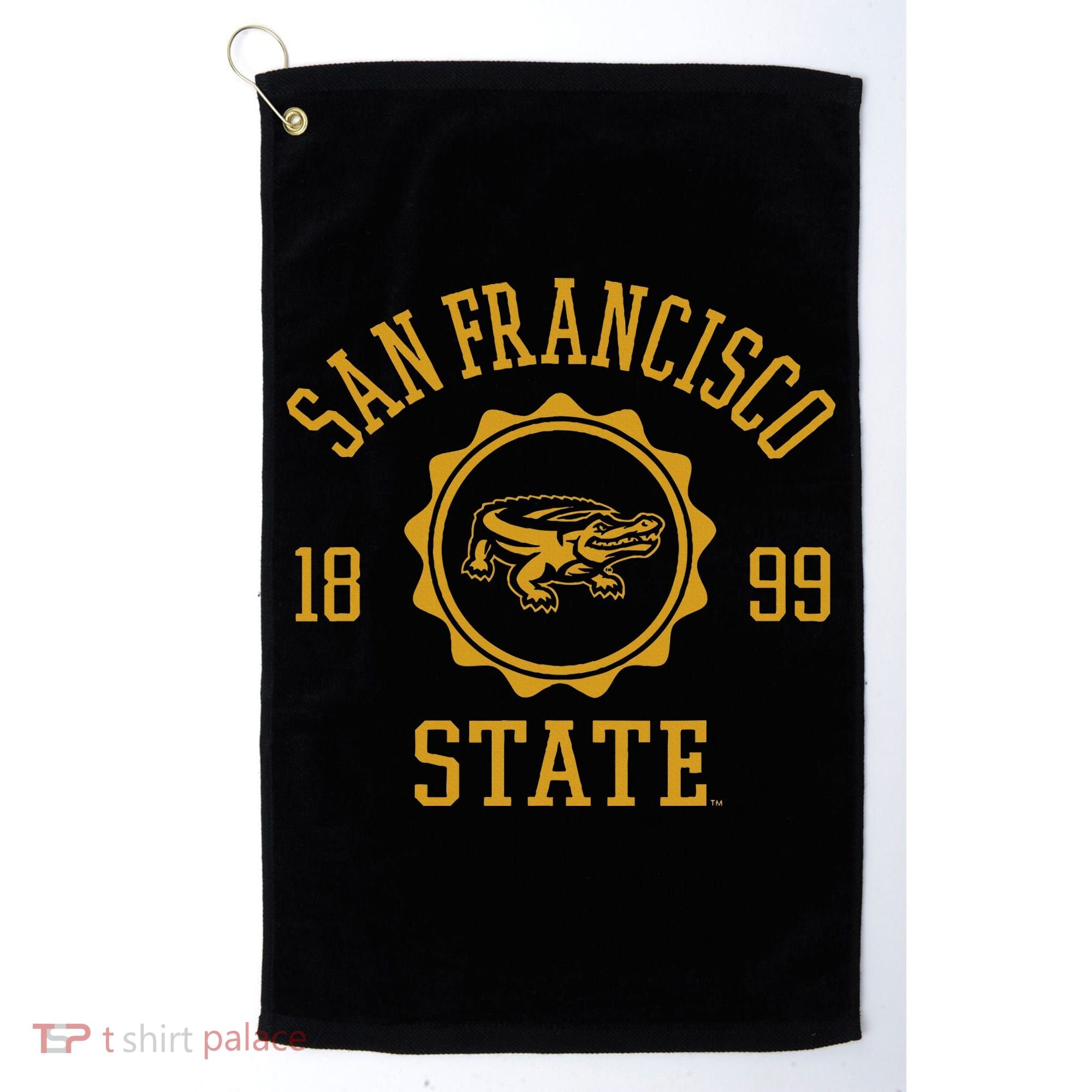 San Francisco State Gators Stamp Logo Golf Towel