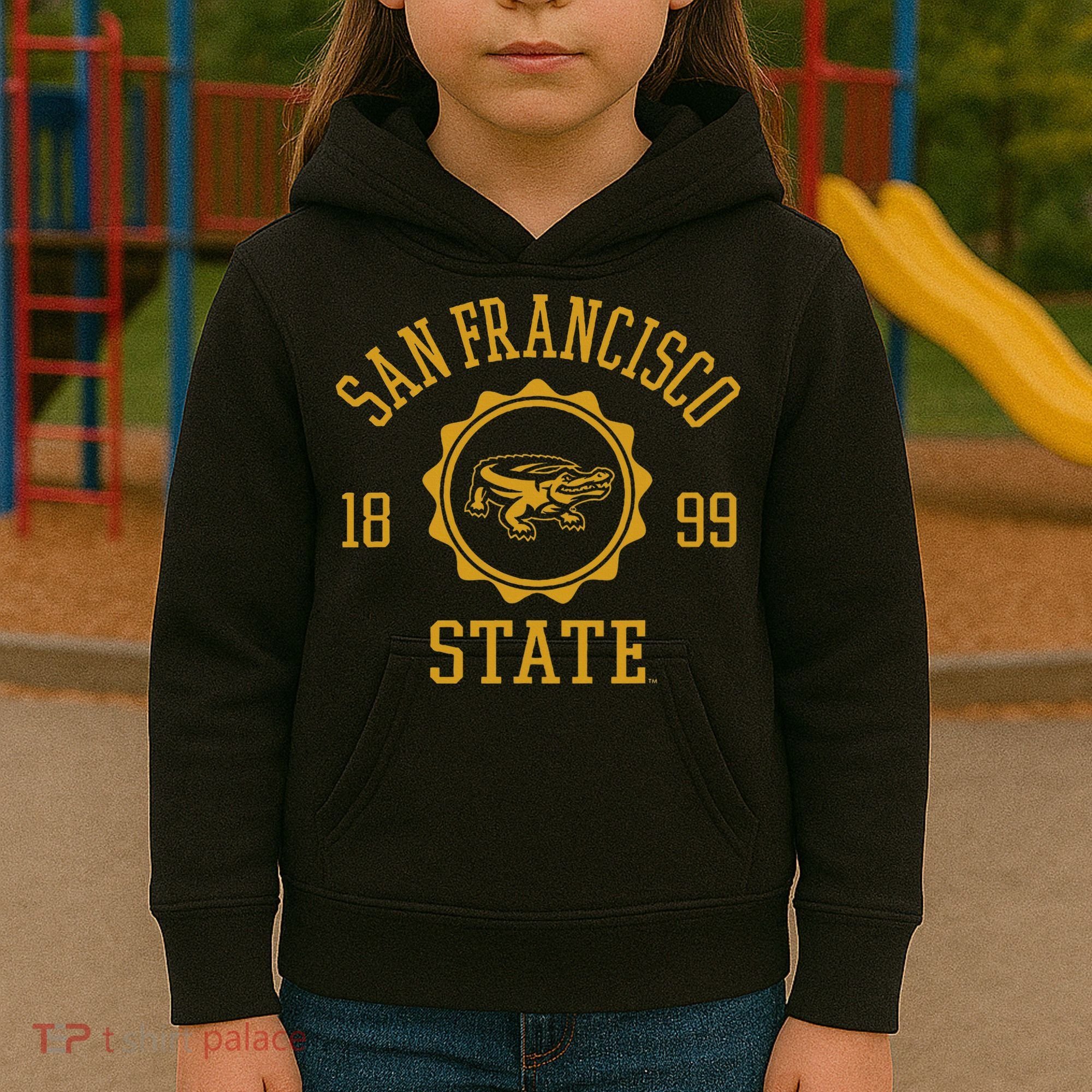 San Francisco State Gators Stamp Logo Kids Hoodie