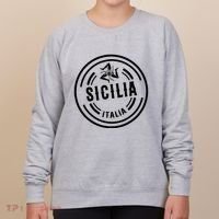 Sicilia Flag Sicily Palermo Italy Women's Sweatshirt thumb 0