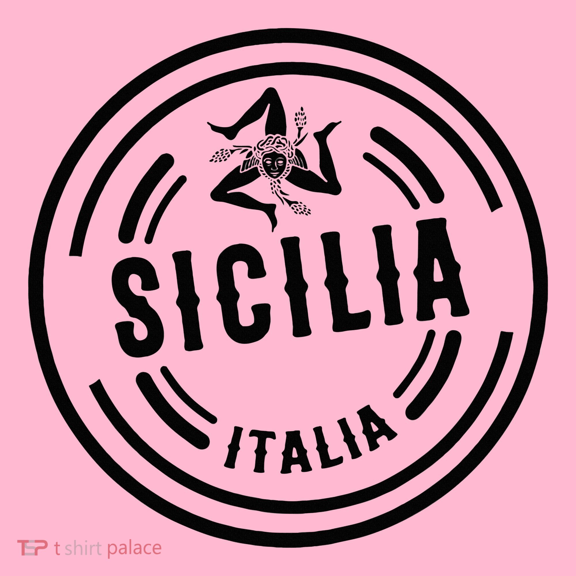 Sicilia Flag Sicily Palermo Italy Coaster