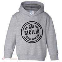 Sicilia Flag Sicily Palermo Italy Toddler Hoodie thumb 0