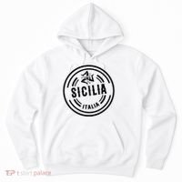 Sicilia Flag Sicily Palermo Italy Hoodie thumb 0