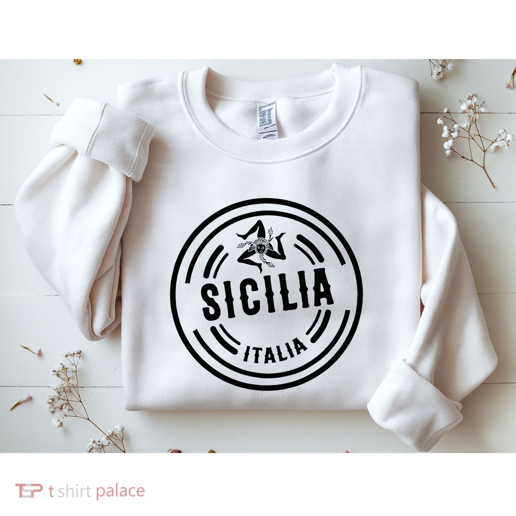 Sicilia Flag Sicily Palermo Italy Sweatshirt