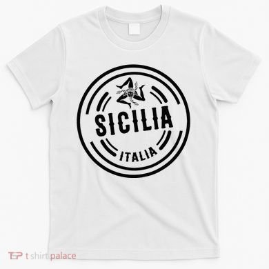 Sicilia Flag Sicily Palermo Italy T-Shirt