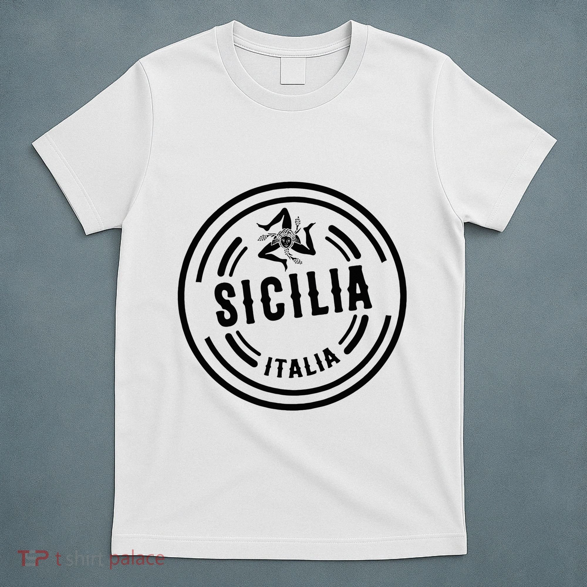 Sicilia Flag Sicily Palermo Italy T-Shirt
