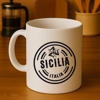 Sicilia Flag Sicily Palermo Italy Coffee Mug thumb 4