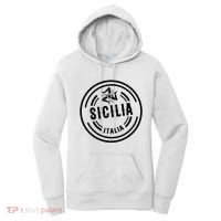 Sicilia Flag Sicily Palermo Italy Women's Hoodie thumb 0