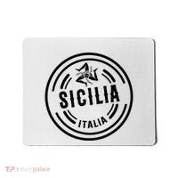 Sicilia Flag Sicily Palermo Italy Mousepad thumb 0