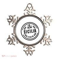 Sicilia Flag Sicily Palermo Italy Ornament thumb 0