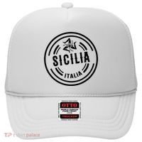 Sicilia Flag Sicily Palermo Italy Hat thumb 0