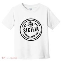 Sicilia Flag Sicily Palermo Italy Toddler T-Shirt thumb 0