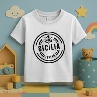 Sicilia Flag Sicily Palermo Italy Toddler T-Shirt thumb 3