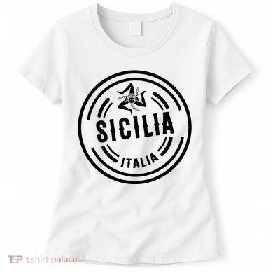 Sicilia Flag Sicily Palermo Italy Women's T-Shirt