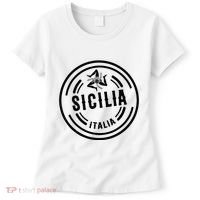 Sicilia Flag Sicily Palermo Italy Women's T-Shirt thumb 0