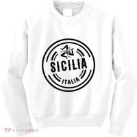 Sicilia Flag Sicily Palermo Italy Kids Sweatshirt thumb 0