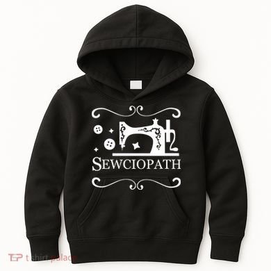 Sewciopath Funny Sewing Lover Kids Hoodie
