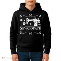 Sewciopath Funny Sewing Lover Kids Hoodie thumb 4