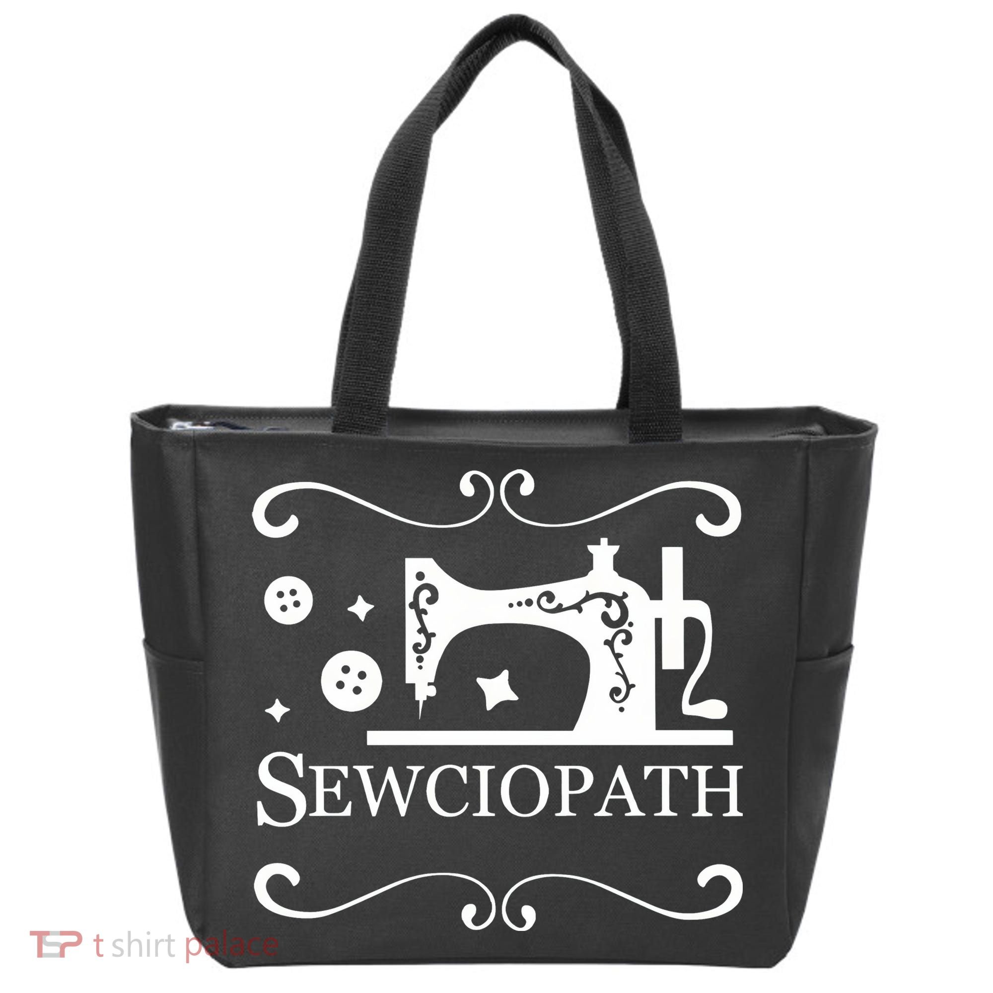 Sewciopath Funny Sewing Lover Tote Bag