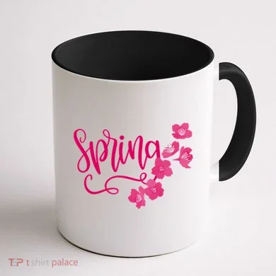 Spring Flower Coffee Mug back