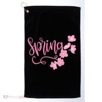 Spring Flower Golf Towel thumb 0