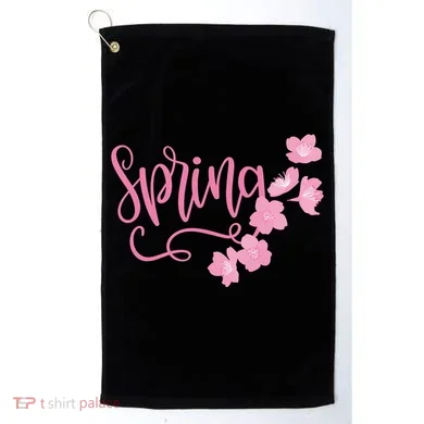 Spring Flower Golf Towel