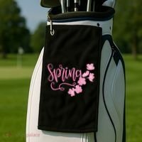 Spring Flower Golf Towel thumb 2