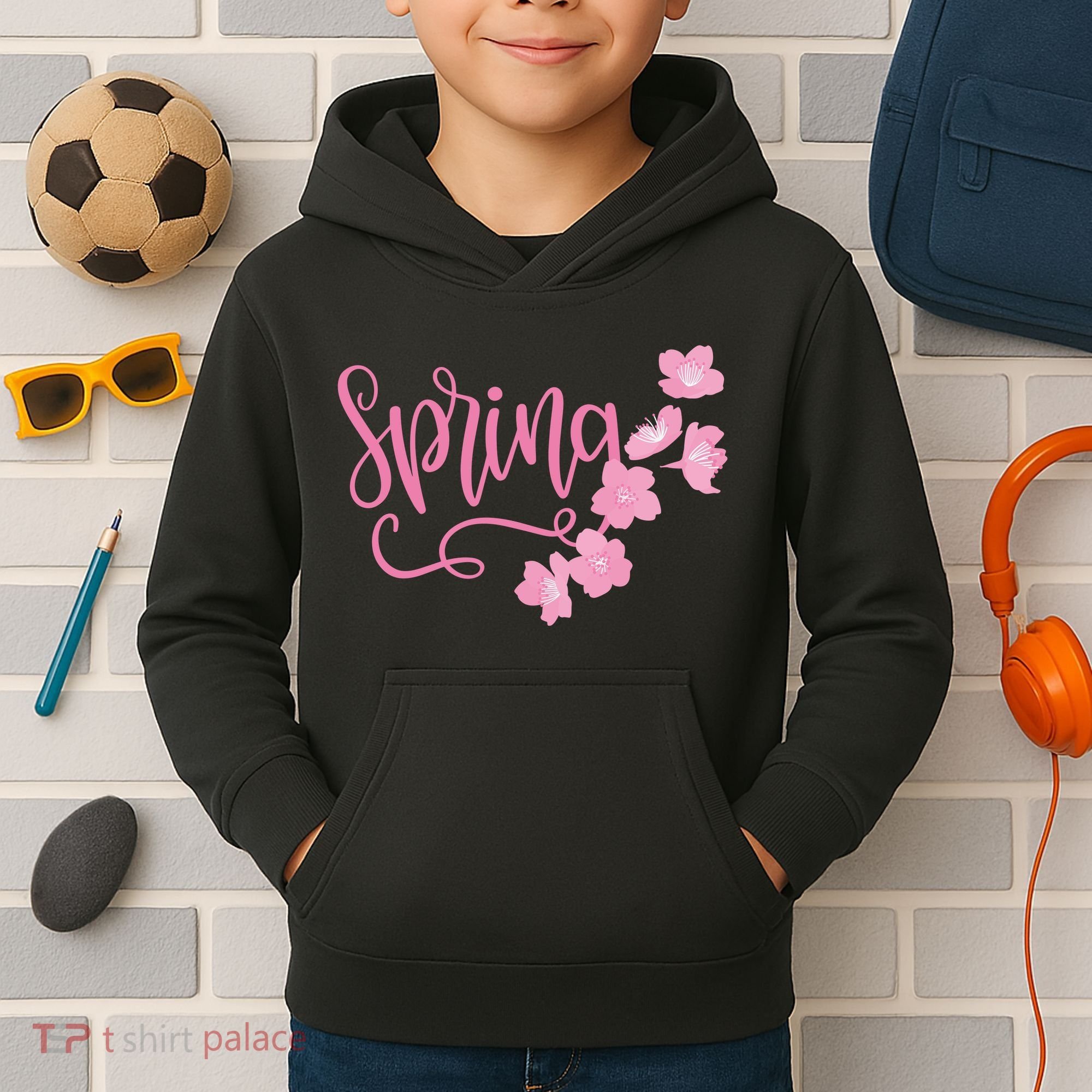 Spring Flower Kids Hoodie