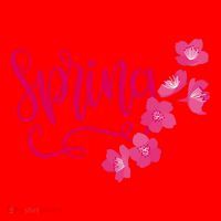 Spring Flower Santa Hat thumb 1