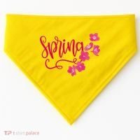 Spring Flower USA-Made Doggie Bandana thumb 0