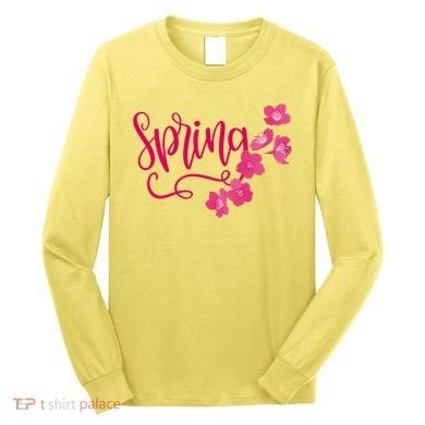 Spring Flower Long Sleeve Shirt