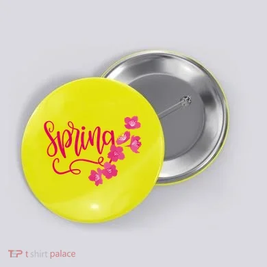 Spring Flower Button