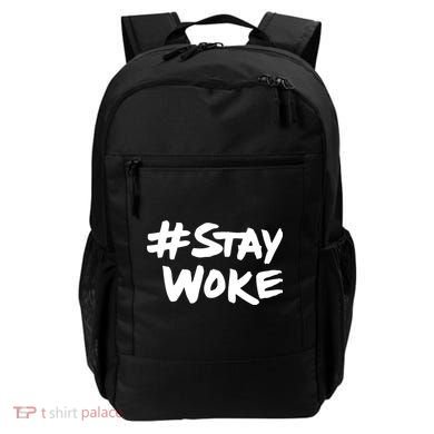 #Staywoke Funny Stay Woke Meme Backpack