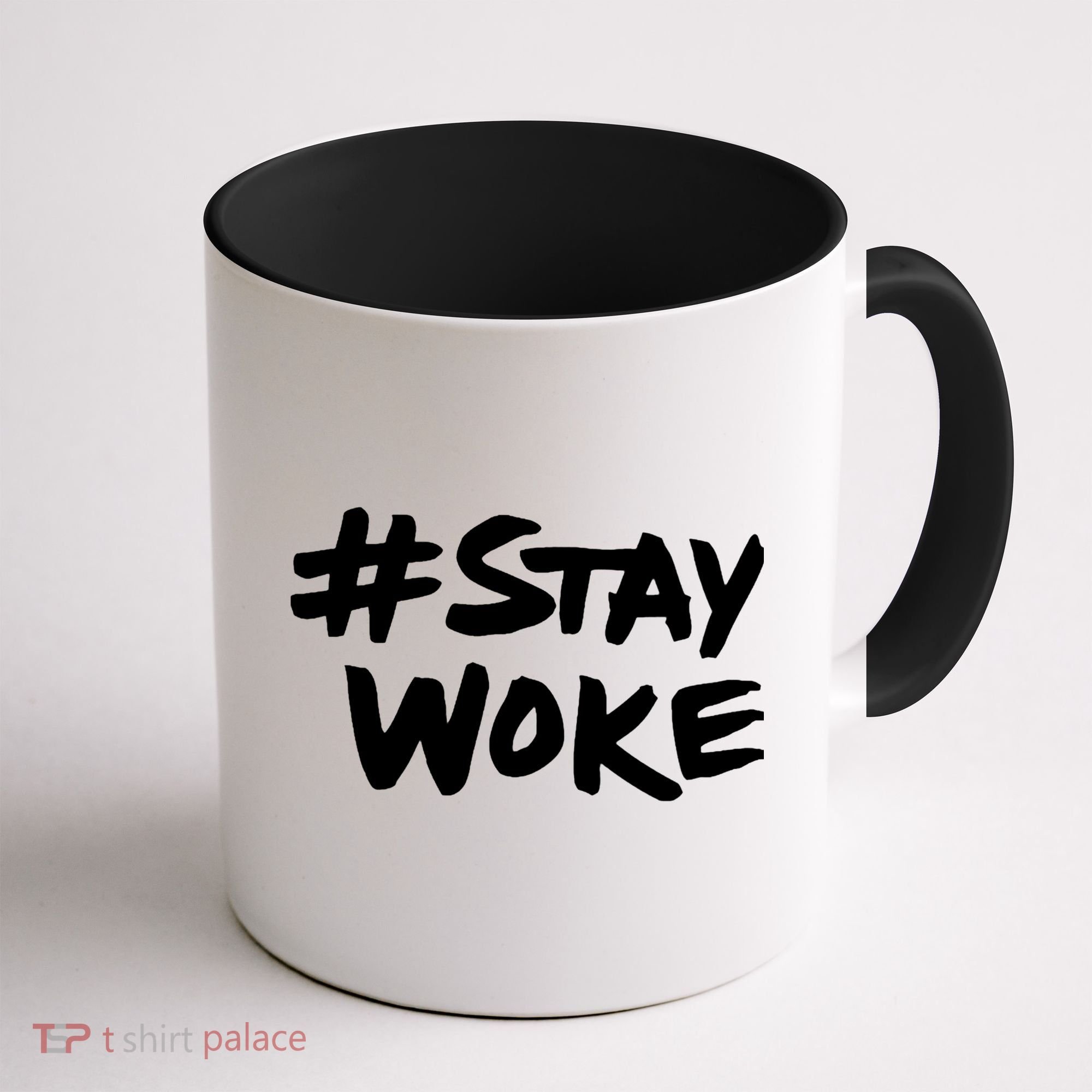 #Staywoke Funny Stay Woke Meme Coffee Mug