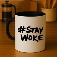 #Staywoke Funny Stay Woke Meme Coffee Mug thumb 4