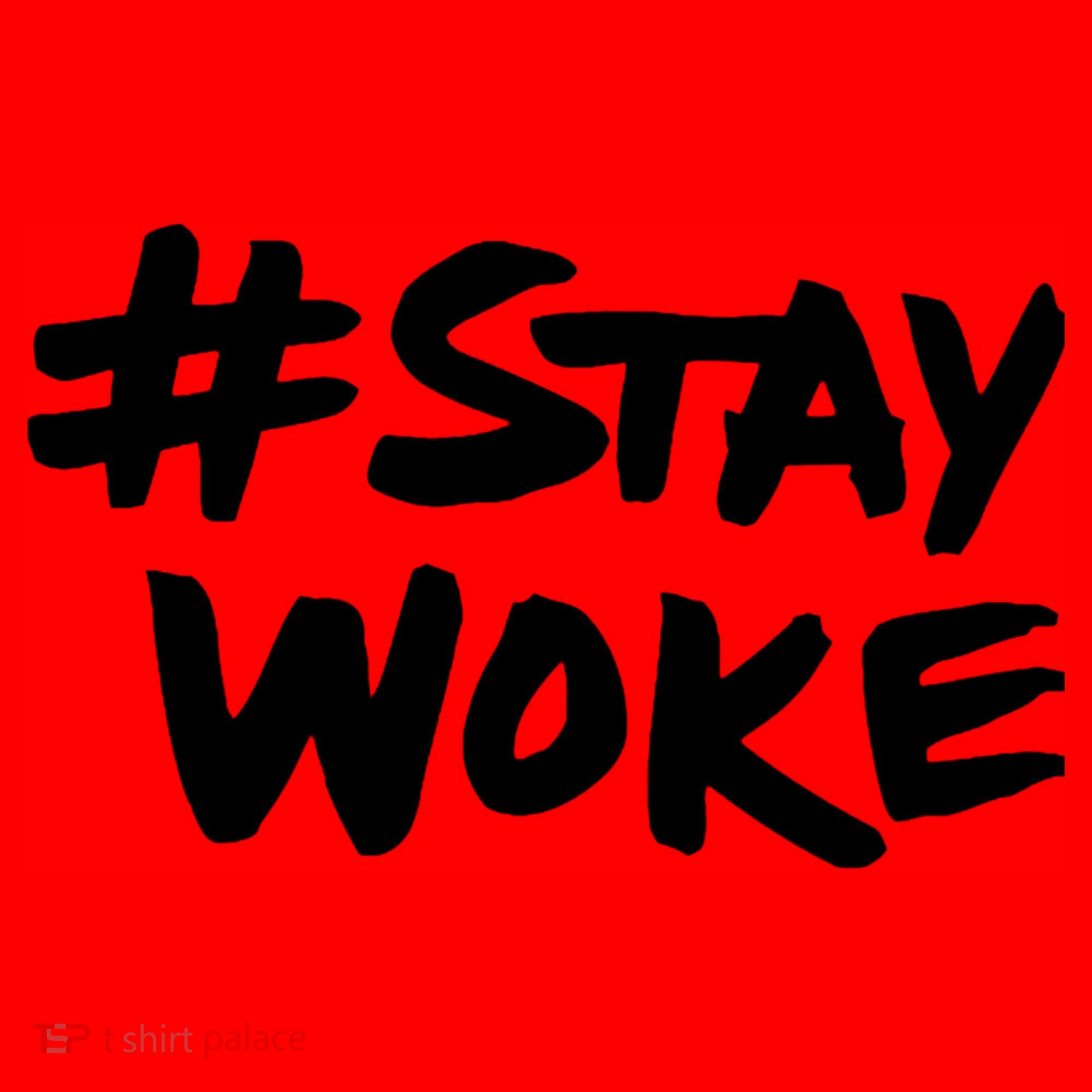 #Staywoke Funny Stay Woke Meme Santa Hat