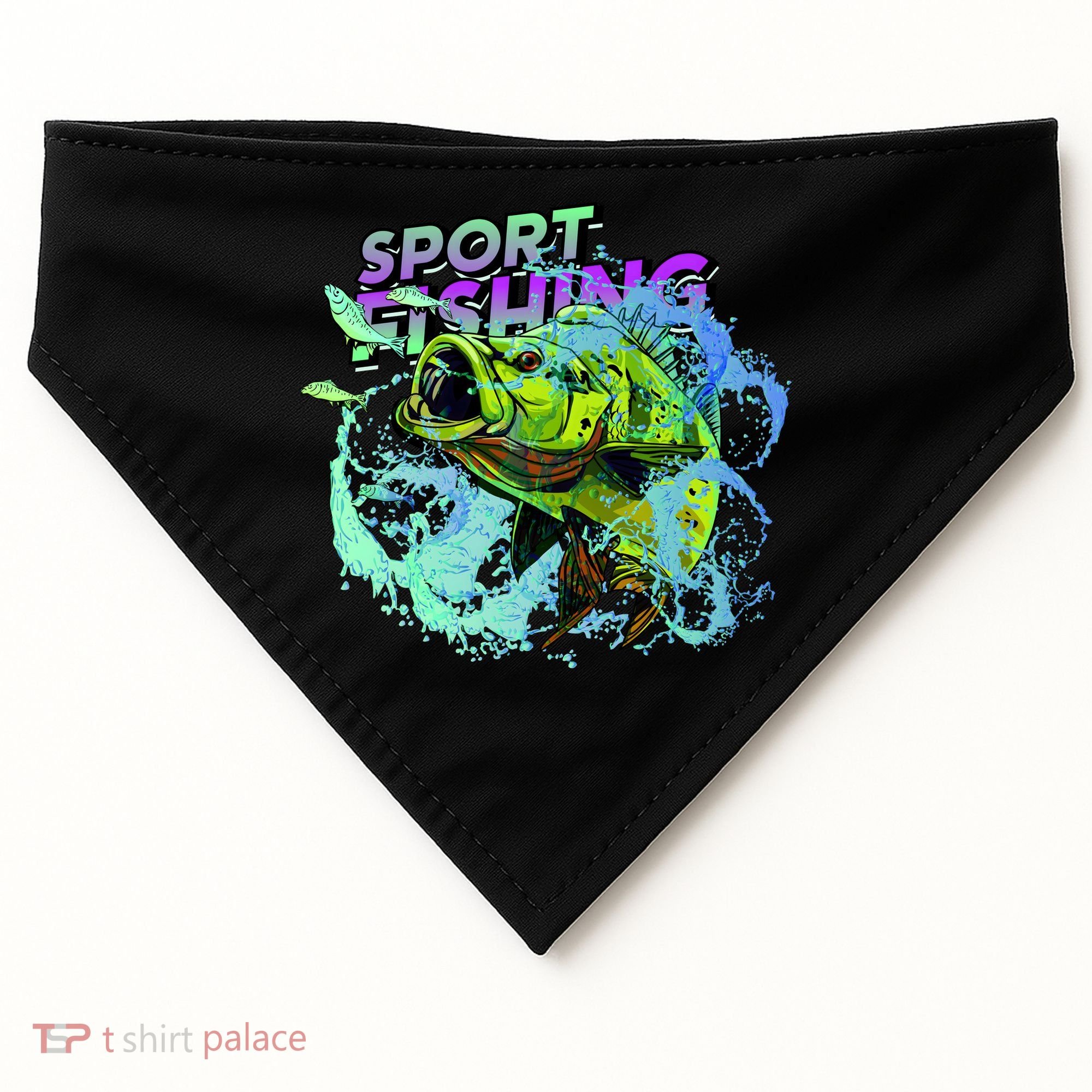 Sport Fishing USA-Made Doggie Bandana