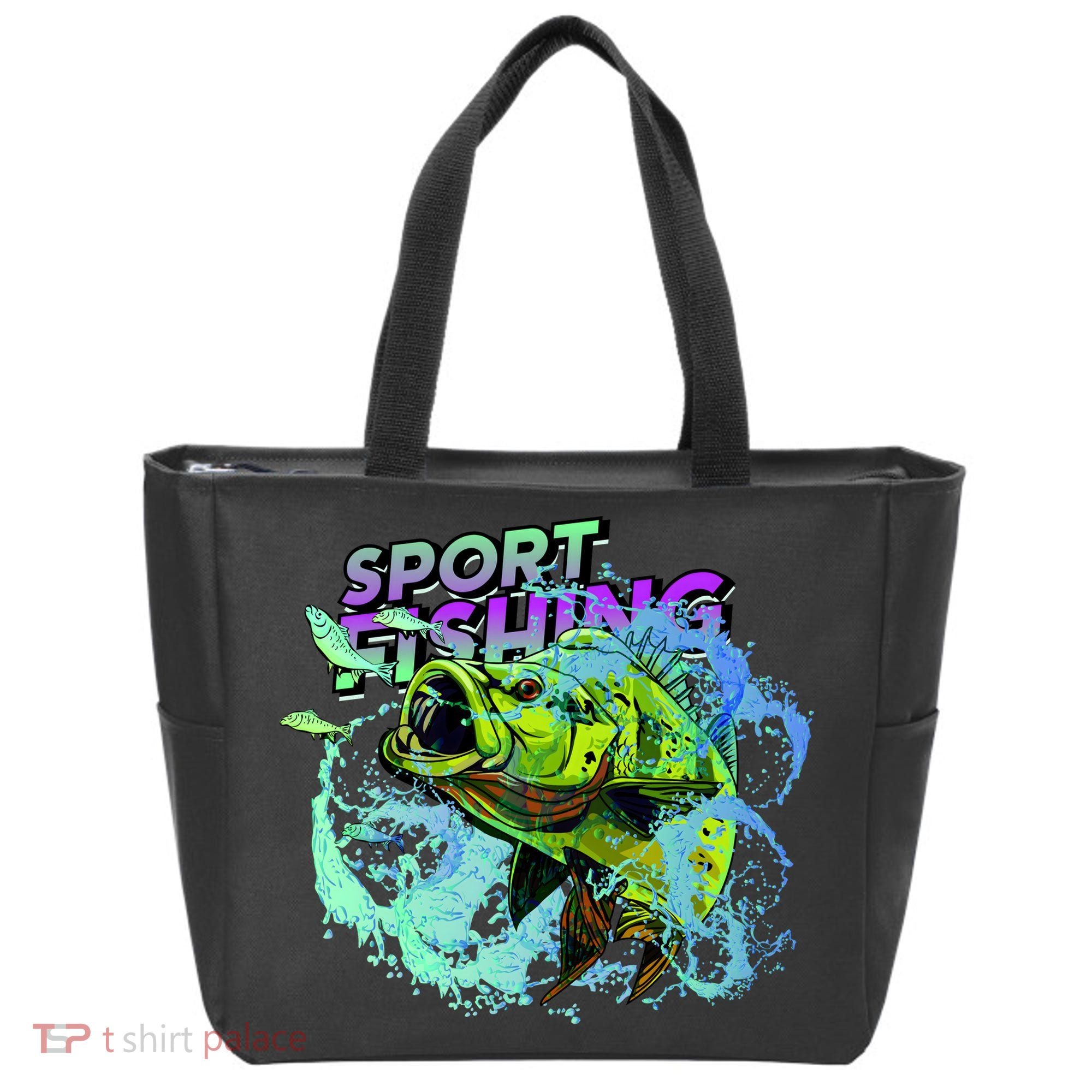 Sport Fishing Tote Bag