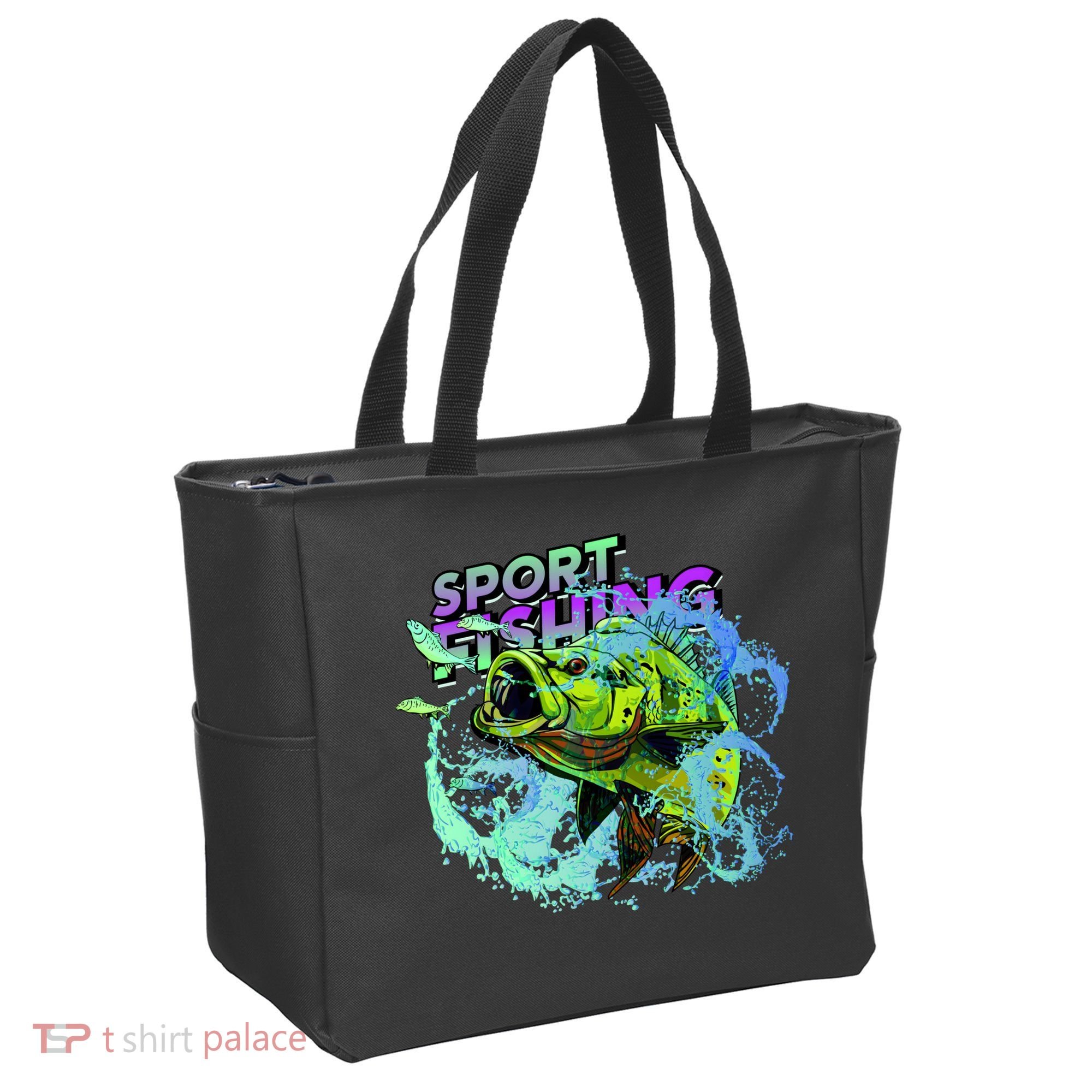 Sport Fishing Tote Bag