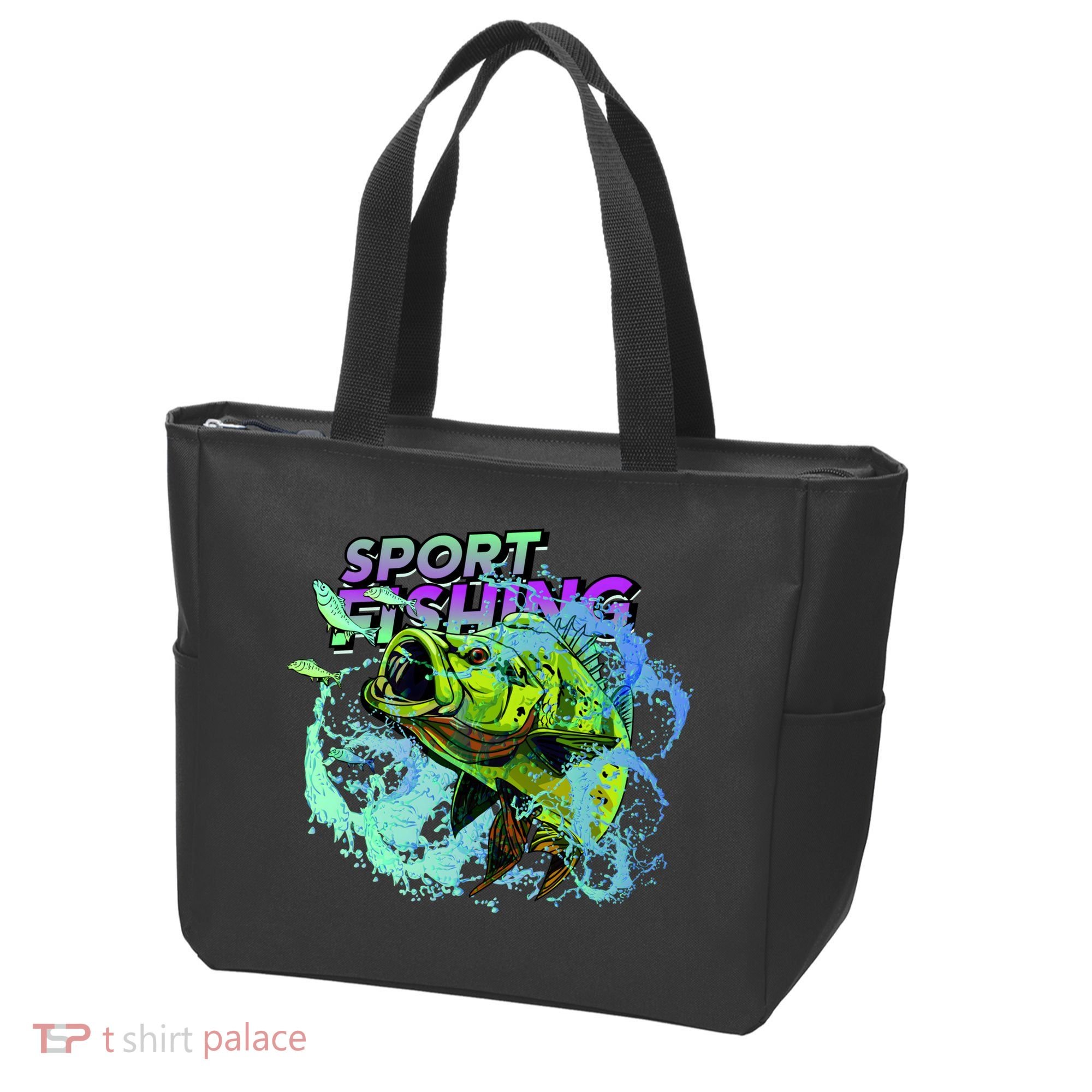 Sport Fishing Tote Bag