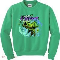 Sport Fishing Kids Sweatshirt thumb 0