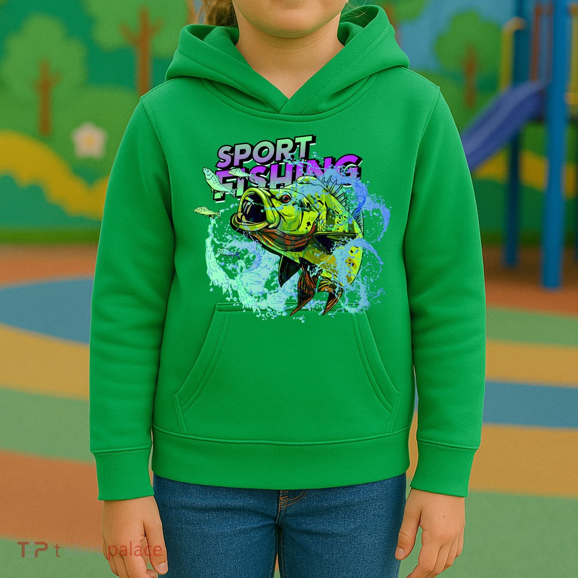 Sport Fishing Kids Hoodie