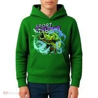 Sport Fishing Kids Hoodie thumb 4