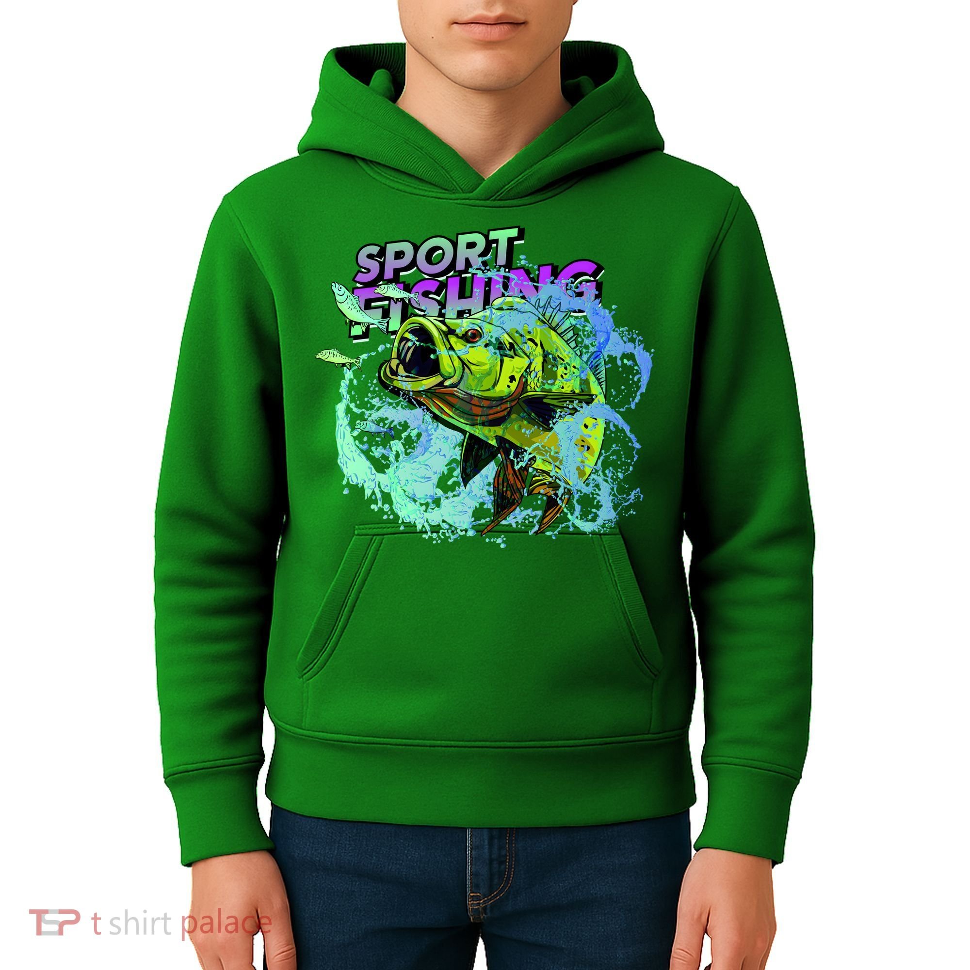 Sport Fishing Kids Hoodie