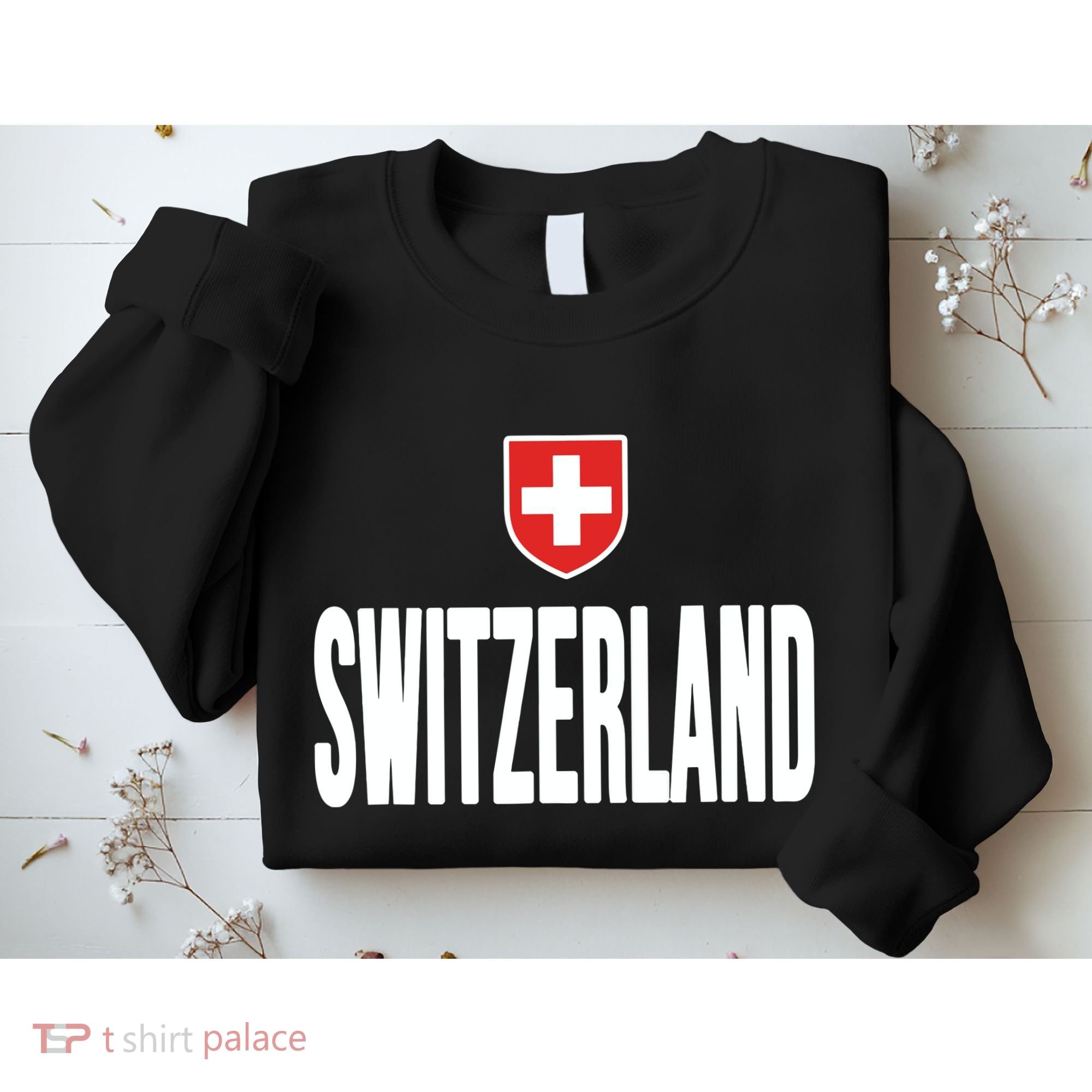 Swiss Flag Switzerland Souvenir Schweiz Gift Suisse Svizzera Sweatshirt