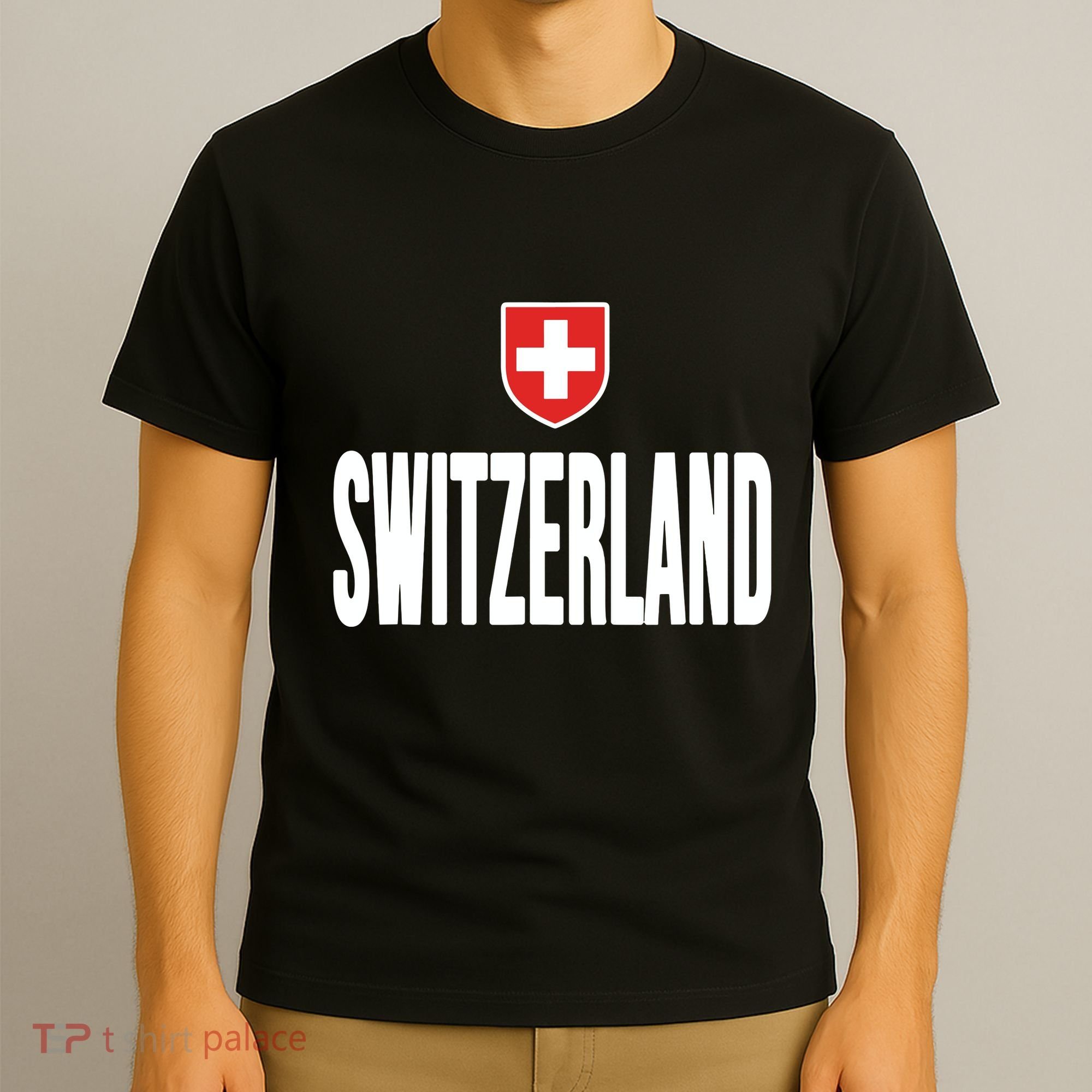 Swiss Flag Switzerland Souvenir Schweiz Gift Suisse Svizzera T-Shirt