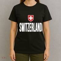 Swiss Flag Switzerland Souvenir Schweiz Gift Suisse Svizzera T-Shirt thumb 4