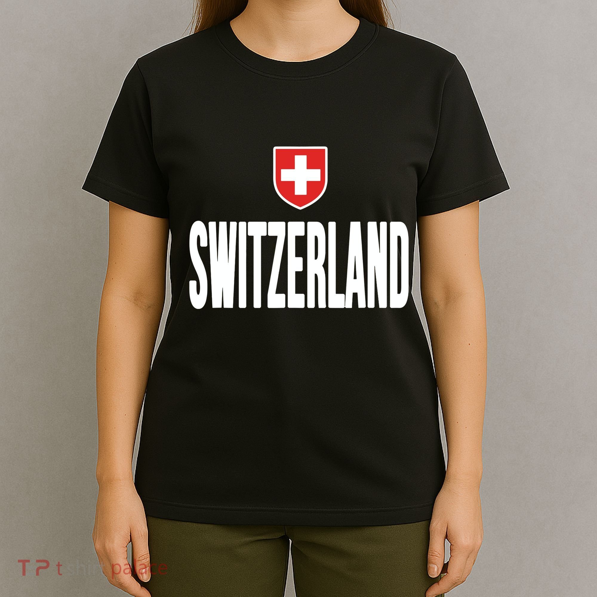 Swiss Flag Switzerland Souvenir Schweiz Gift Suisse Svizzera T-Shirt