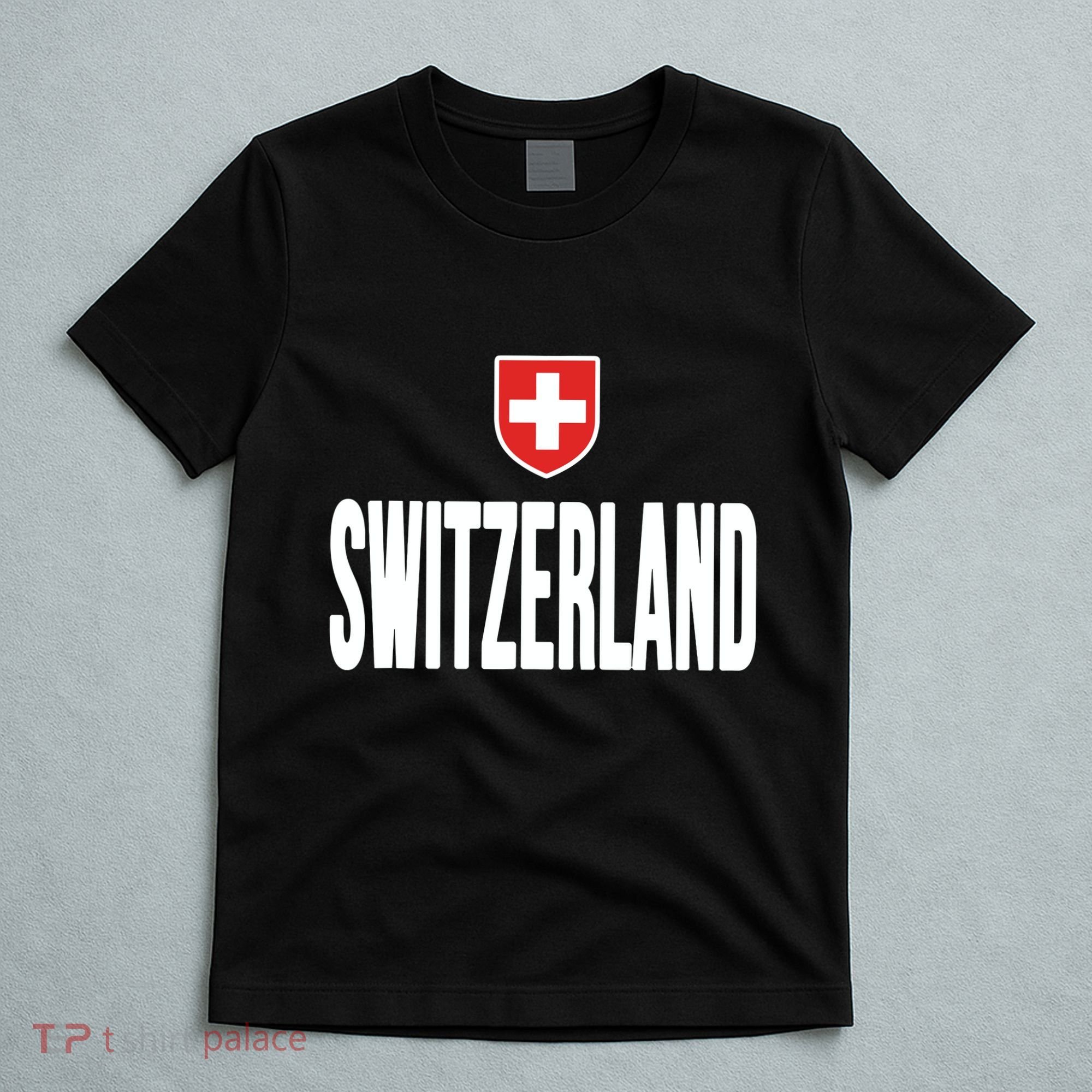 Swiss Flag Switzerland Souvenir Schweiz Gift Suisse Svizzera T-Shirt