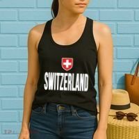 Swiss Flag Switzerland Souvenir Schweiz Gift Suisse Svizzera Women's Tank Top thumb 2
