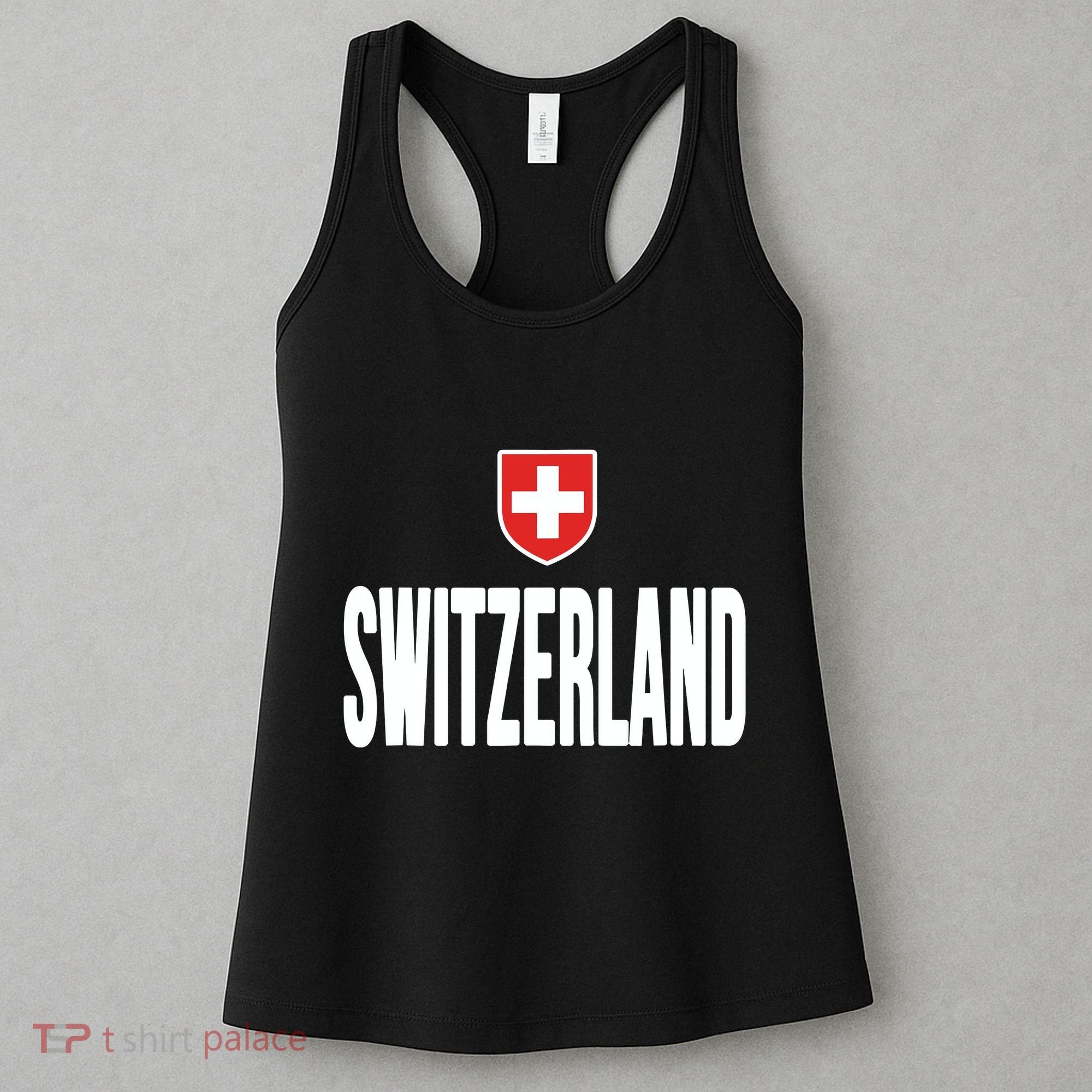 Swiss Flag Switzerland Souvenir Schweiz Gift Suisse Svizzera Women's Tank Top